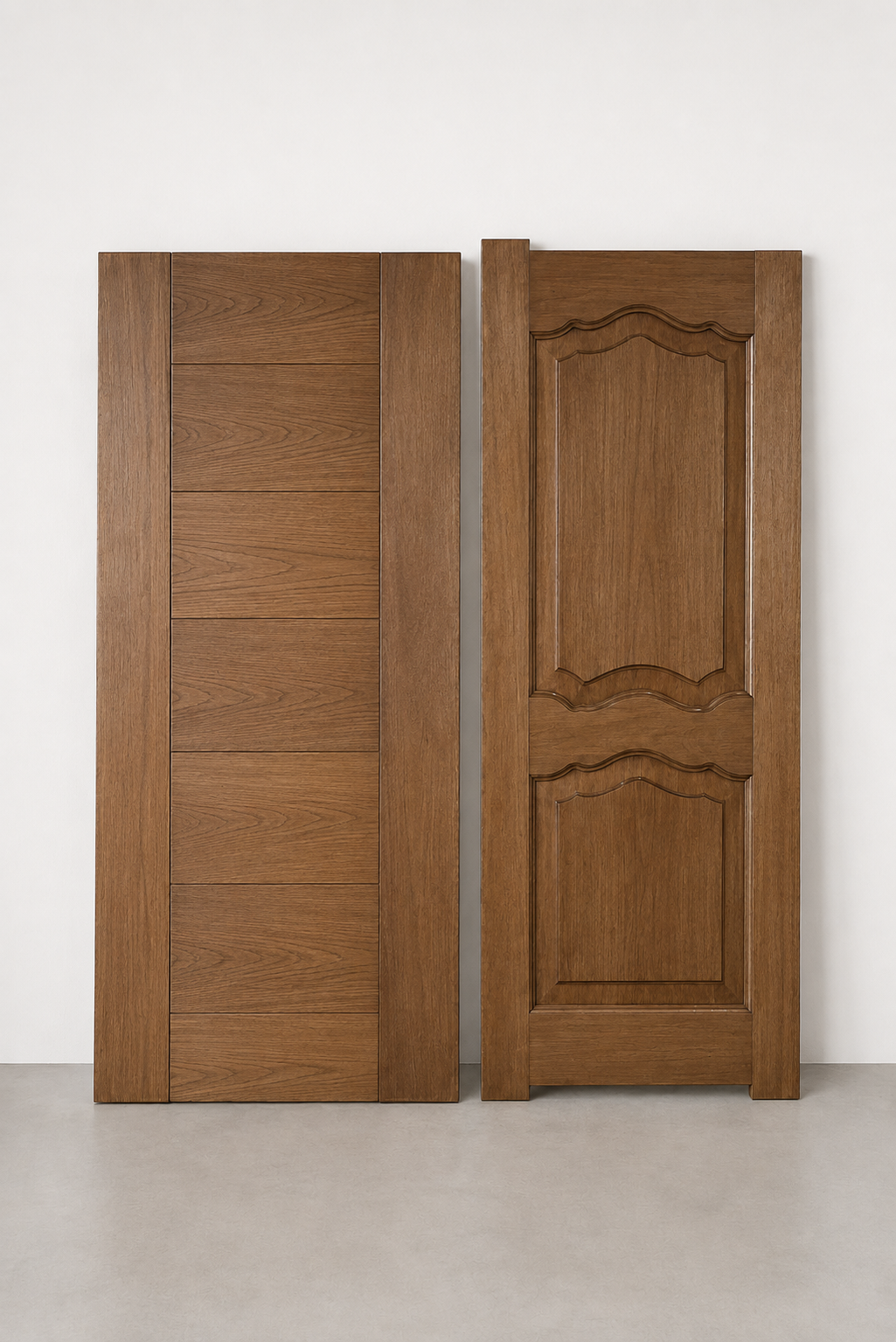 Puerta o portón de madera a medida, proyecto 14 de Carpintería Paredes en Lima